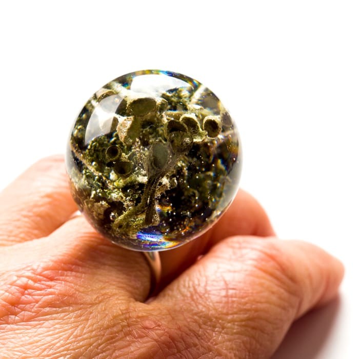 Oryginalne pierścionki srebrne z leśną inspiracją.