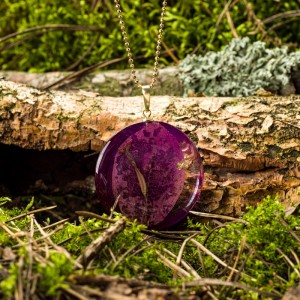 Unikatowa biżuteria, naszyjnik natura.
