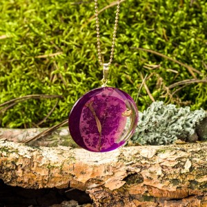 Unikatowa biżuteria, naszyjnik natura.