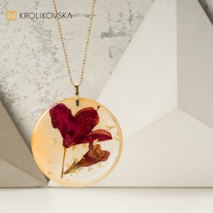 Elegancki naszyjnik artystyczny polskiej projektantki.