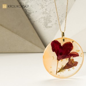 Elegancki naszyjnik artystyczny polskiej projektantki.