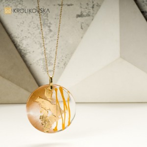 Naszyjnik artystyczny  w prezencie od polskiej projektantki.