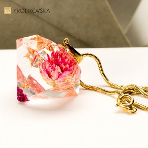 Naszyjnik do sukienki na Święta.