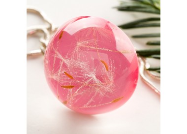 Naszyjnik różowy na urodziny, Polska biżuteria.