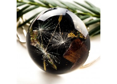 Czarny naszyjnik dla dziewczyny, Polska biżuteria.