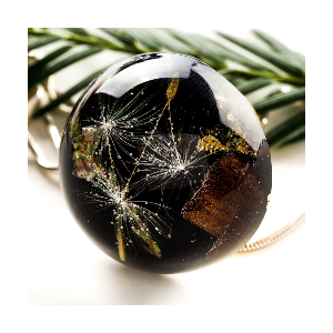 Czarny naszyjnik dla dziewczyny, Polska biżuteria.