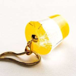 Naszyjnik dla mamy z dmuchawcami, Polska biżuteria.