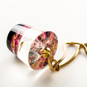 Naszyjnik dla mamy złoty, Polska biżuteria handmade.