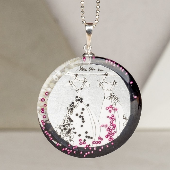 Autorski niepowtarzalny unikalny naszyjnik.