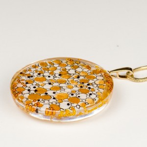 Nowoczesna biżuteria artystyczna, malarstwo " Bliskość".