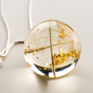 Biżuteria z dmuchawcem, polska projektantka.