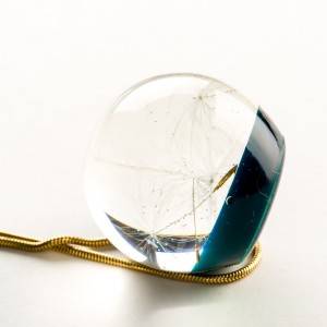 Biżuteria damska naszyjnik zielona, Polska biżuteria.