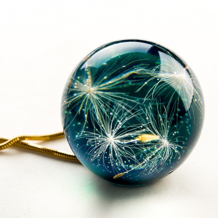 Biżuteria damska naszyjnik zielona, Polska biżuteria.