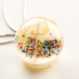 Srebrny łańcuszek damski z zawieszką- Polska biżuteria.