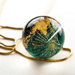 Zielona biżuteria na wiosnę- Polska biżuteria handmade.