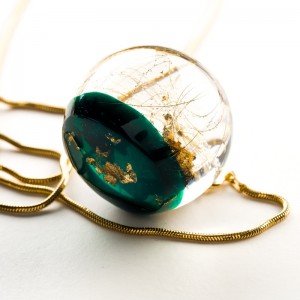 Zielona biżuteria na wiosnę- Polska biżuteria handmade.