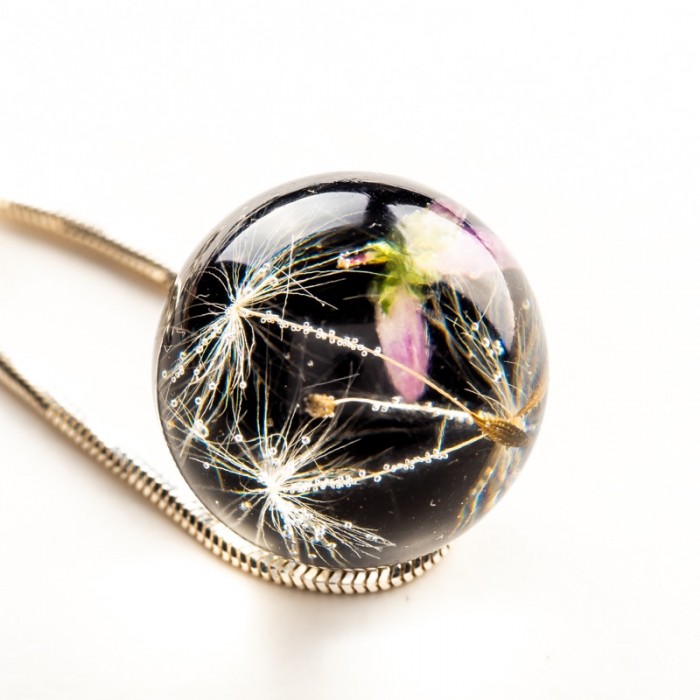 Czarna biżuteria modowa, biżuteria hand made.