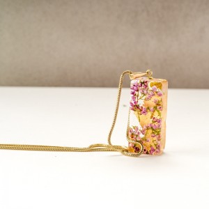 Polska biżuteria hand made biżuteria z motywem kwiatowym.1