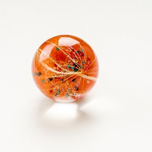 Duży pierścionek srebrny artystyczny.