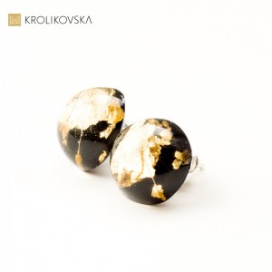 Kolczyki dmuchawce ze srebra 925.