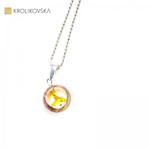 Modny naszyjnik damski, Polska biżuteria handmade.