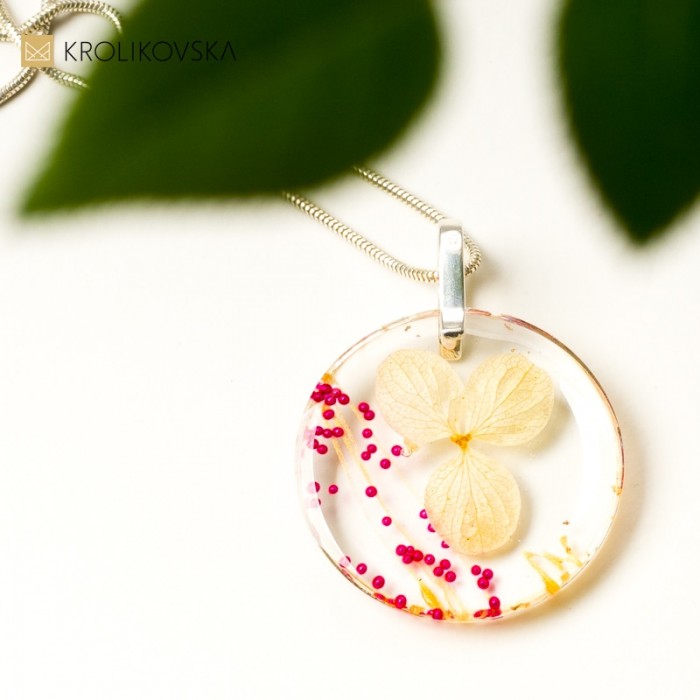 Wyjątkowa kolekcja biżuterii- naszyjnik kwiatowy.