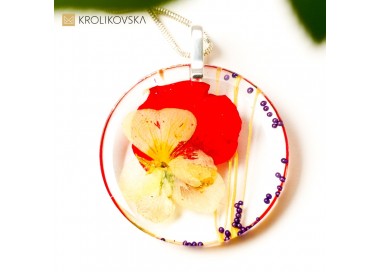 Geometryczna biżuteria- elegancki naszyjnik.