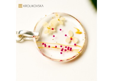 Prezent dla niej na 30 urodziny kwiatowy naszyjnik 1