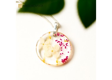 Prezent dla koleżanki, elegancki naszyjnik.