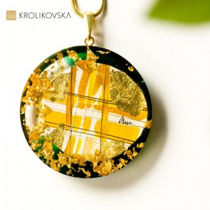 Autorski elegancki naszyjnik.