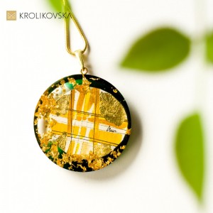 Autorski elegancki naszyjnik.