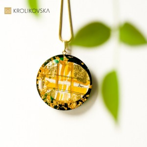 Autorski elegancki naszyjnik.