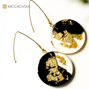 Prezent kolczyki koła złote. Prezent kolczyki koła złote.