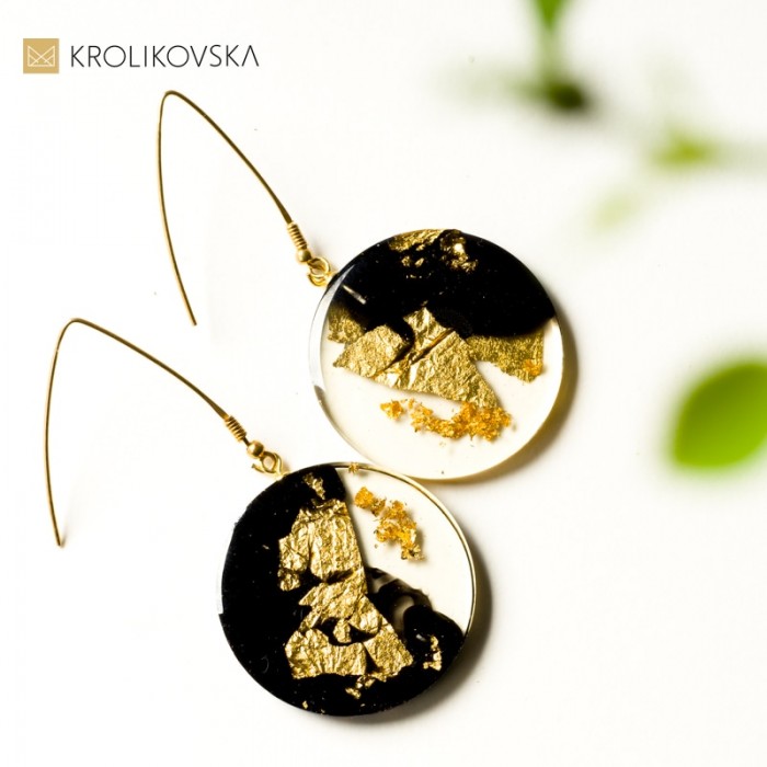 Prezent kolczyki koła złote. Prezent kolczyki koła złote.