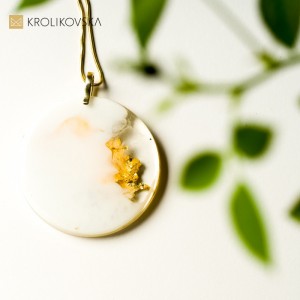 Ręcznie tworzona biżuteria, naszyjnik w prezencie.