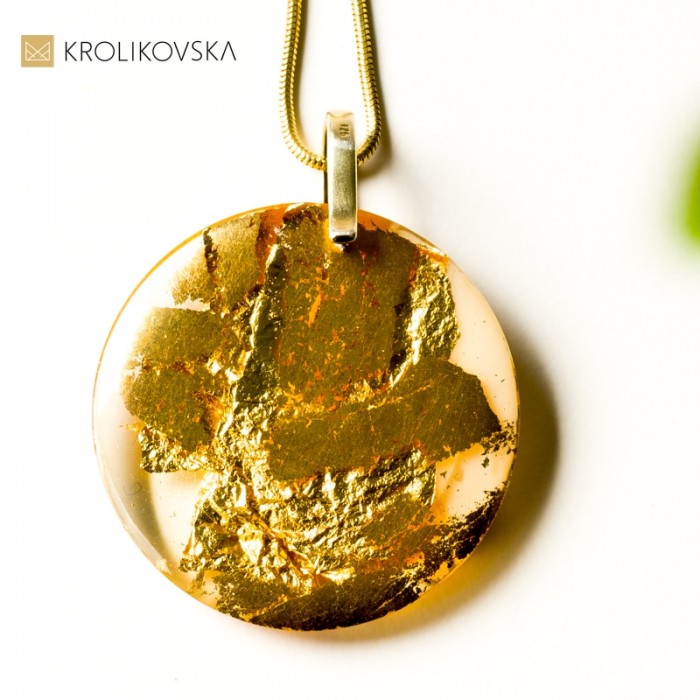 Unikatowy złoty naszyjnik.