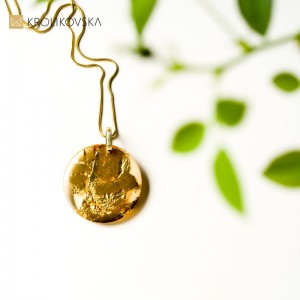 Unikatowy złoty naszyjnik.