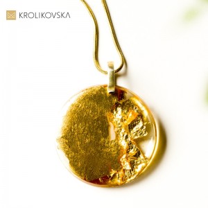 Unikatowy złoty naszyjnik.