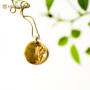 Unikatowy złoty naszyjnik.