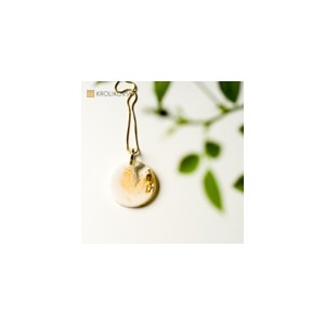 Biżuteria artystyczna złocona ręcznie robiona.