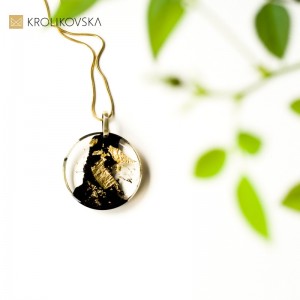 Oryginalna biżuteria damska srebrna złocona.