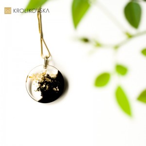 Naszyjnik unikalny pozłacany.