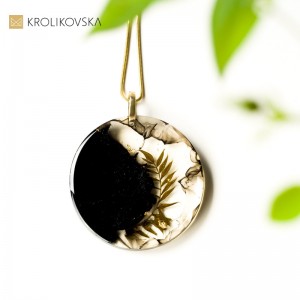 Naszyjnik srebrny pozłacany, magia prezentu.