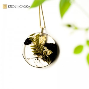 Naszyjnik srebrny pozłacany- prezent dla ukochanej.