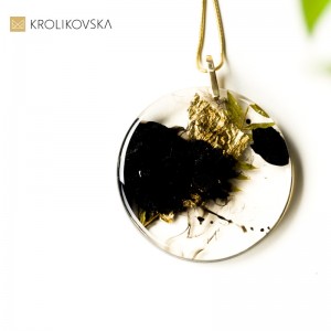 Naszyjnik srebrny pozłacany- prezent dla ukochanej.