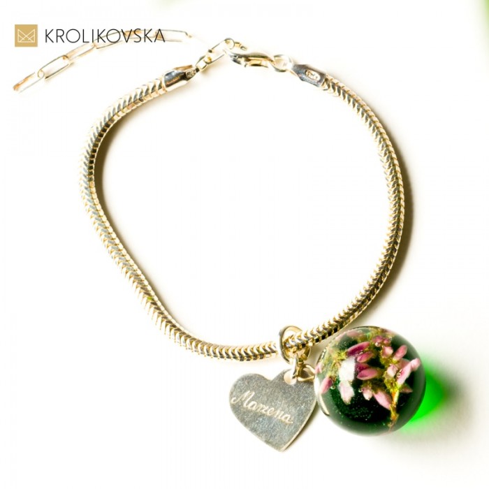 Bransoletka z grawerem damska.