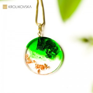 Biżuteria artystyczna wisiorek prezent dla niej.