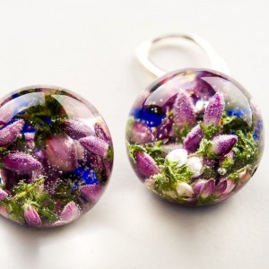 Kolczyki kwiaty wiszące. Kolczyki kwiaty wiszące.