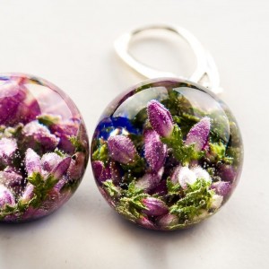 Kolczyki kwiaty wiszące. Kolczyki kwiaty wiszące.