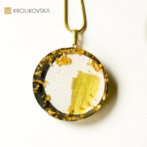 Naszyjnik nieskończona miłość- naszyjnik pozłacany.